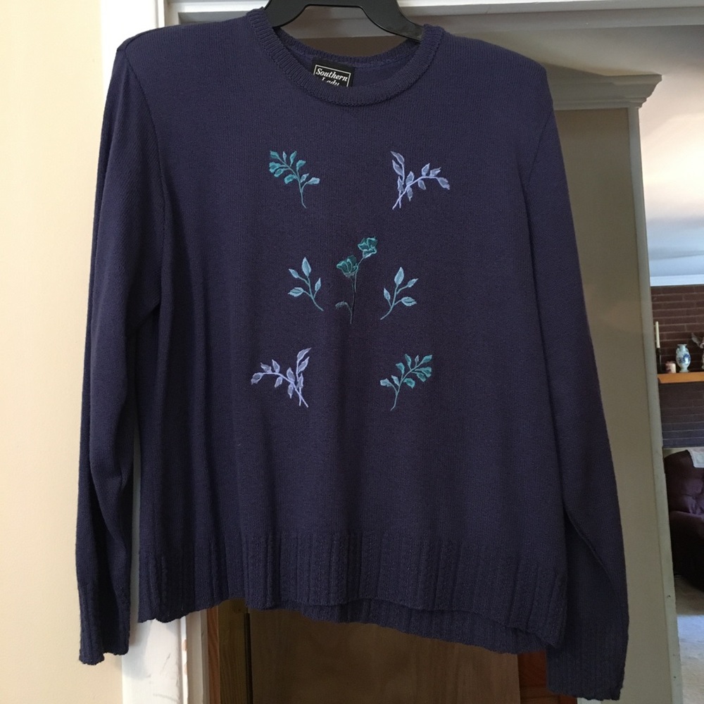 Vintage blue sweater